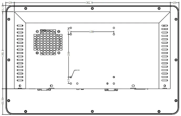 15.6inch touch PC for industrial control